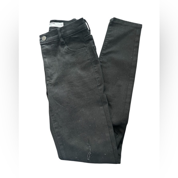 Garage High Rise jegging, destructed black, size 0/24, stretch, NWTS - Picture 4 of 7